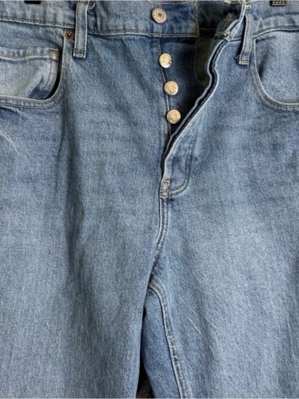 Old Navy Light Blue Straight Leg Jeans
